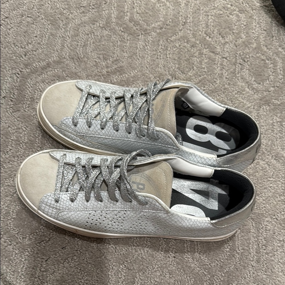 P448 Silver Sneakers